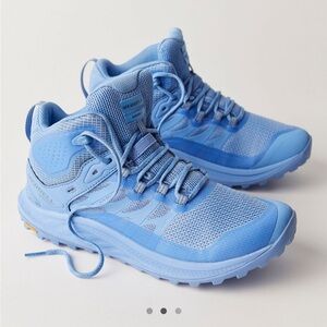 Merrell Antora 3 Mid Waterproof Hiking Boots In Cornflower